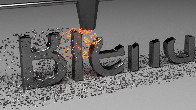 Blender Fanciful Text Machine Animation
